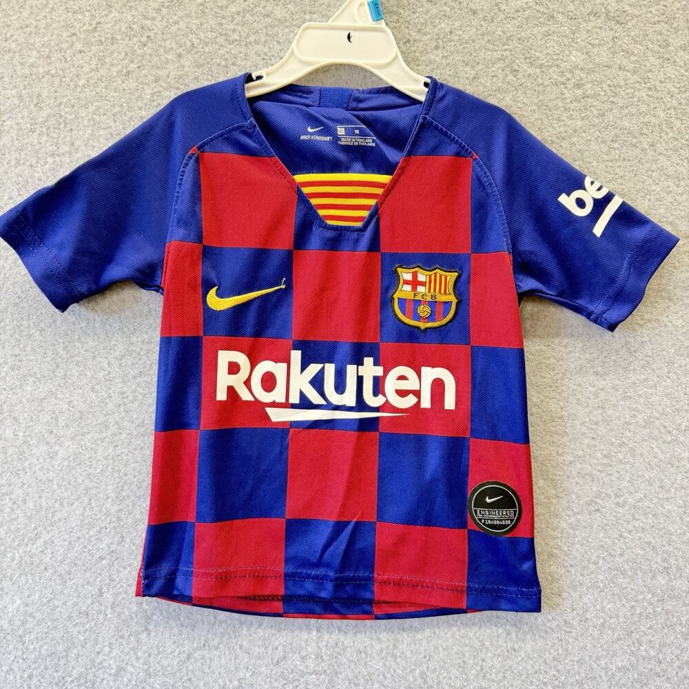 BARCELONA NIKE 2019/2020 FOOTBALL HOME JERSEY #10 MESSI Boys YOUTH L AJ5801-457
